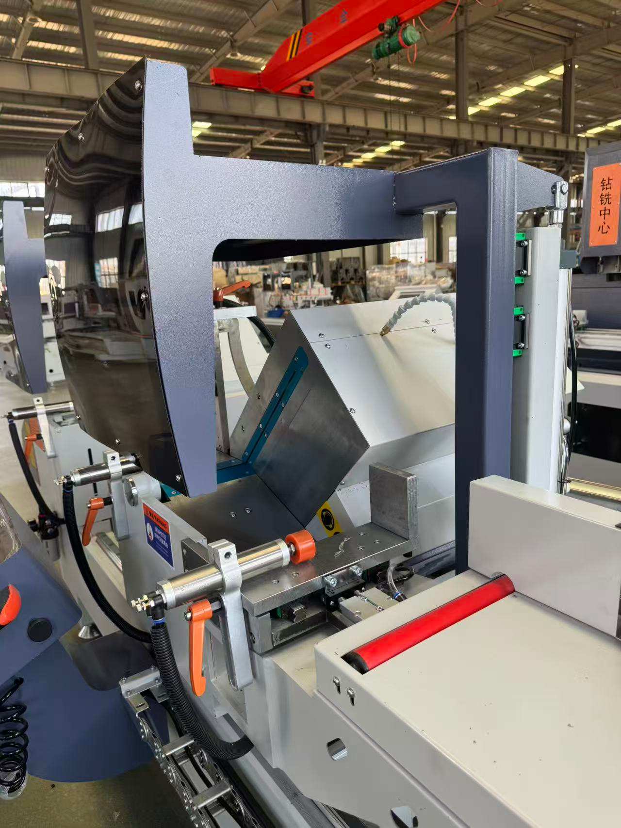 550 CNC Outward Swing High-Volume Production Miter Saw, 45°/90°