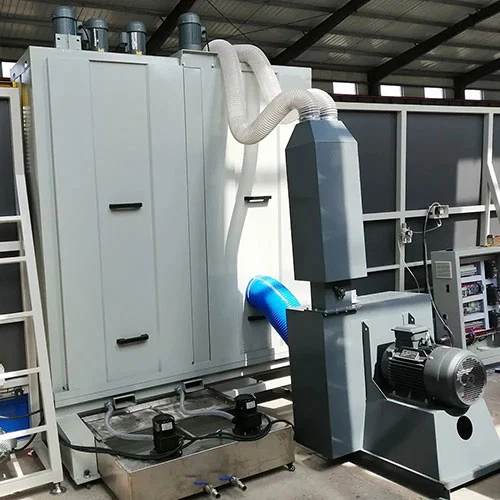 Vertical Washing Drying Machine For Insulated And Tempered Glass